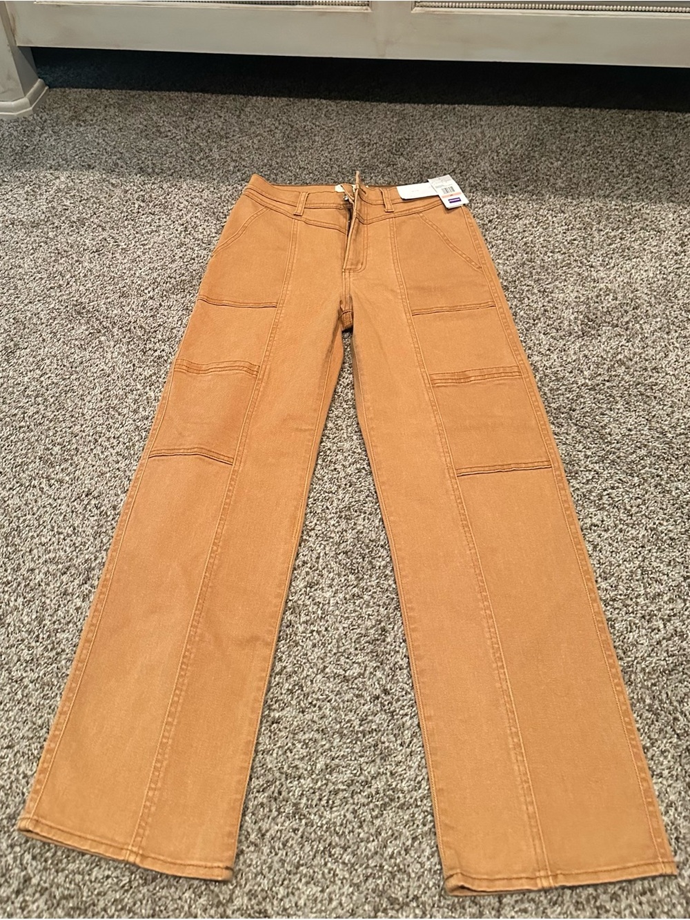 Jessica Simpson Camel/Tan High-Rise Jeans